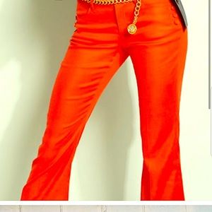 Cabi size 4 Charlie crop orange pants style#5397